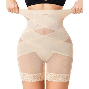 Shapewear Tummy Body Shaper Waisted Panties Shapewear Shorts Thigh Slimm…